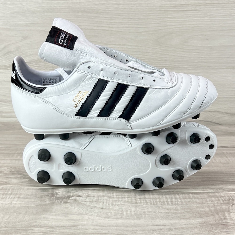Adidas Copa Mundial FG ID4050 White Black Soccer Cleats Men's Size 6.5